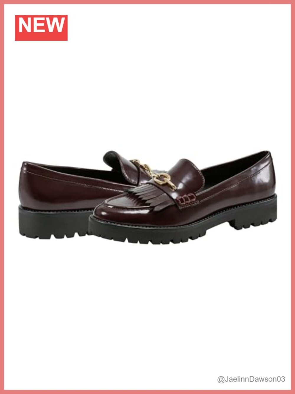 Bandolino Florida Womens Loafer Slip-On Faux Leather Block Heel Almond Toe